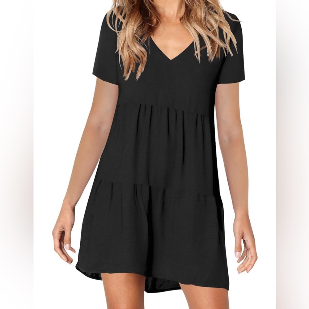 Casual Black Dress